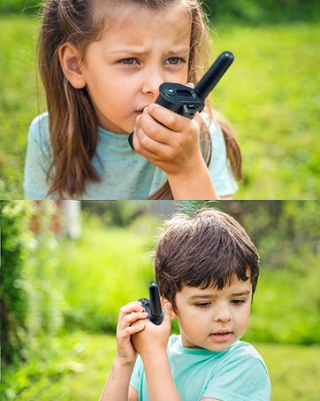 AWANFI Walkie Talkies for Kids Adults, 4 Pack Rechargeable Walkie Talkies with 1200mAh Battery, L...