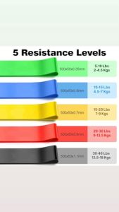 5 Resistance Levels with dust bag
