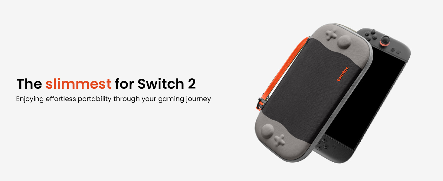 Text reads 'Delta-tiroko PowerUp Store'. Demonstration of handheld gaming device with gray and orange color scheme shown from two angles.