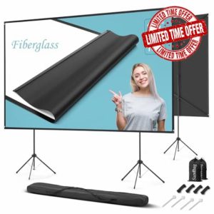 Outdoor Projector Screen and Stand