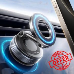 MRGLAS 2025 Upgraded Vacuum Magnetic Mobile Phone Holder Car for Magsafe Car Mount