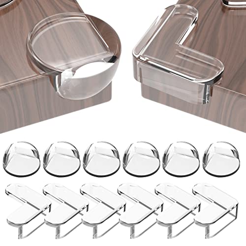 Thick Table Furniture Edge Protectors for Kids with Strong Adhesion