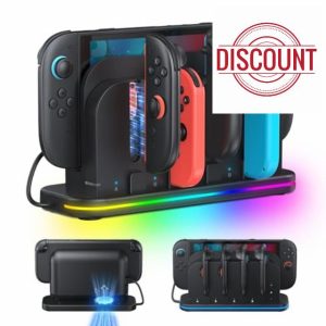 Controller Cooling & Charging Dock for Nintendo Switch 2 with Cooling Fan
