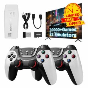 Forlarme M22 Wireless Retro Game Stick-30000+ Classic Games