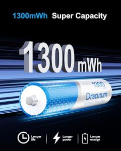 2000 Cycles Long-Lasting Li-ion Triple a Batteries