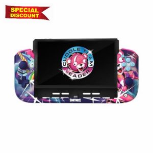 CRKD Nitro Deck - Professional Handheld Deck with Zero Stick Drift for Nintendo Switch and Switch OLED (Cuddle Team Leader Fortnite Edition)