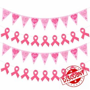 4pcs Breast Awareness Banner
