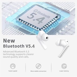 Bluetooth 5.4 Headphones in Ear 3D Bass Stereo