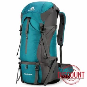 NTUOCAW 70L Hiking Backpack with Rain Cover Large Trekking Backpack for Men Women Waterproof Camping Rucksack Lightweight Backpacking for Outdoor Sports Travel Hiking Cycling Climbing Mountaineering