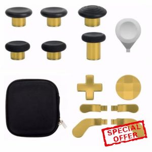 13 in 1 Metal Thumbsticks for Xbox Elite Controller Series 2 Accessories with 6 Joysticks