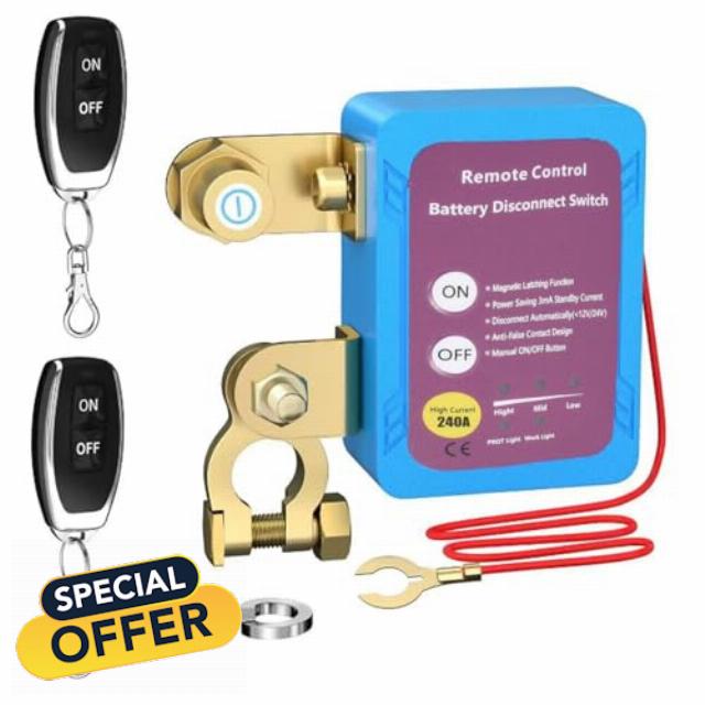 Wireless Remote Control Car Isolator Switch
