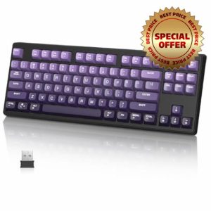 MAMBASNAKE M87 TKL 87 Keys - Dual Mode Wireless Gaming Keyboard