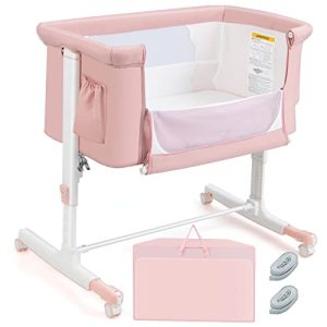 Folding Crib with Mattress Travel Bag