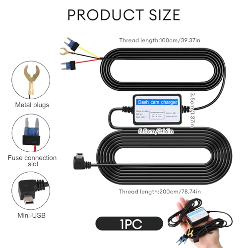 3.2 Meter USB C Port Wiring Converts 12V-24V to 5V/3A