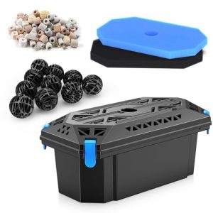 Pond Filtration System Biological Filter Kits to Clean Water for Fish Tank Waterfall Water Feature