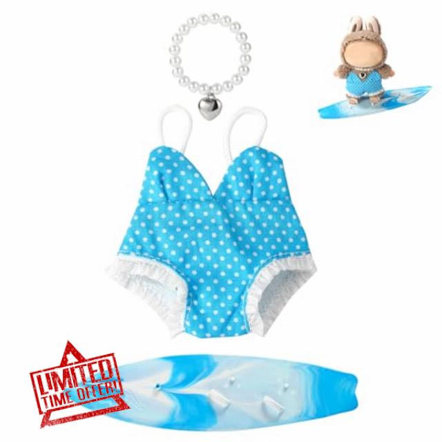 3pcs 17cm Doll Swimsuit Set