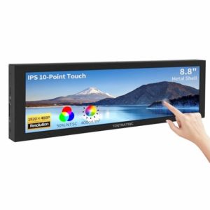 TOGTRATRIC 8.8 Inch Mini Touchscreen Stretched Bar Monitor 1920 * 480