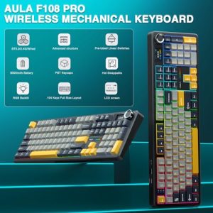 Full Size Mechanical Keyboards with Display&Knob