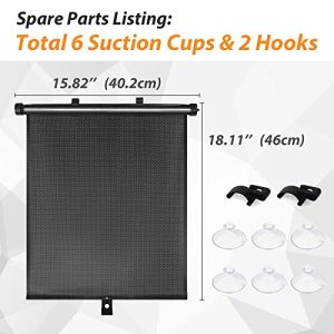 Car Sun Shade for Baby|Accessories Universal Fit Most Vehicles (Size:46CM*40CM)