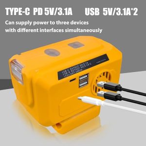 Built-in 200LM LED Light