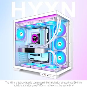 Dual Chamber Mid-Tower Gaming PC Case
