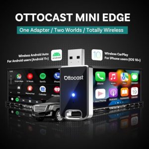 2 in 1 Convert Wired CarPlay/Android Auto to Wireless