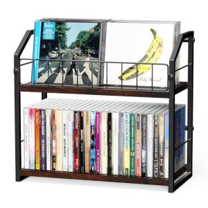 56 Capacity CD Rack/Storage/Holder and Vinyl Record Storage
