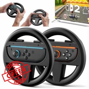 2 Packs Switch 2 Steering Wheel