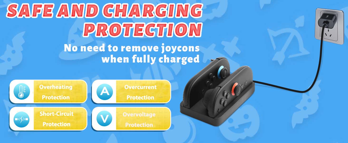 Charging Dock for Nintndos Switch 2 Joy Cons Controllers