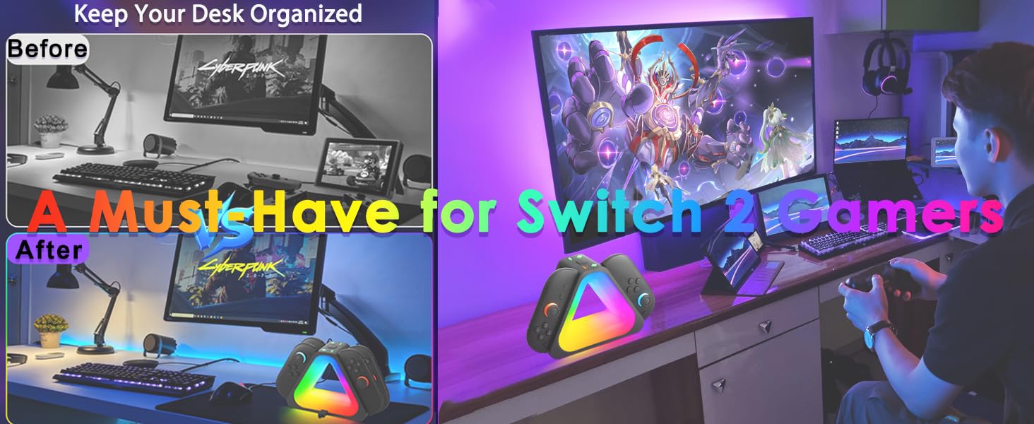 Charging Dock Compatible with SWITCH 2
