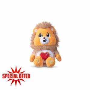 Basic Fun Care Bears x Wicked 22cm Plush – Tenderheart Bear as the Wicked Lion – Collectible Soft Toy from the Care Bears x Wicked Collaboratio