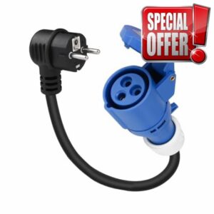 Btstil European Hook Up Adapter 16A to 230v