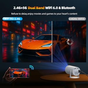 720P Native Portable Projectors Support 4K