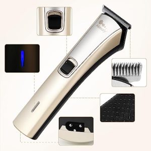 Professional Electric Cordless Hair Clippers Beard Trimmer Cordless Grooming Kit with 4 Guide Combs for Men and Wome