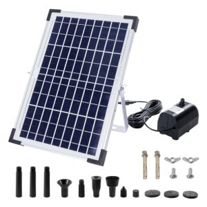 1350L/H Solar Pond Pump with 16.5ft Power Cord