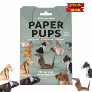 DIY 3D Origami Cat Model Kit - Fold Your Own Paper Cats