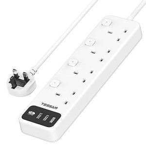 4 Way Multi Plug Extender with Individual Switches