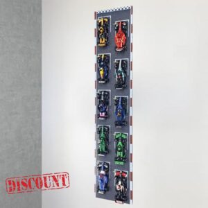 Acrylic Wall Display for Lego F1 Speed Champions Race car Desk Formula One Raceca