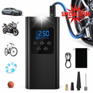 Singphere Tyre Inflator Air Compressor – Powerful 45L/min Car Tyre Pump