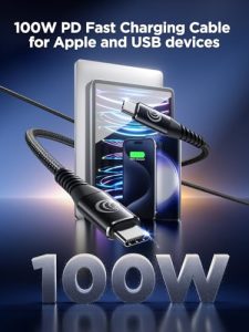 100W 3M Fast Charging Cable Power Delivery