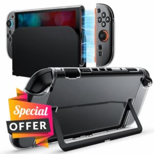 JETech Clear Dockable Case for Nintendo Switch 2 (2025) 7.9 Inch