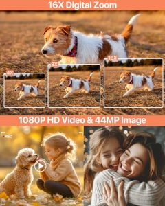 44MP FHD Compact Digital Camera
