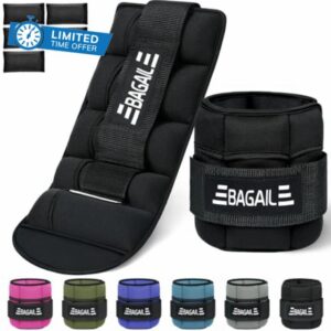 BAGAIL Adjustable Ankle Weights 2 Pack