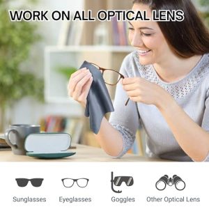 Extra Soft 6"x7" Microfiber Cloth for Glasses Eyeglasses Camera Lens Cleaner iPhone Screens Wipes & More