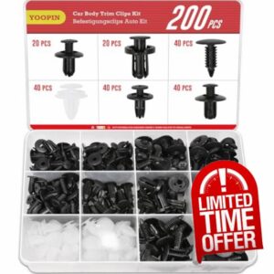 YOOPIN 200PCS Car Body Trim Clips Kit