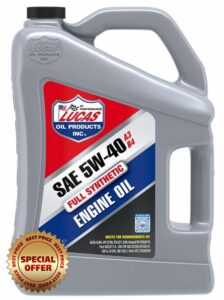Lucas Oil Synthetic 5W-40 A3/B4 Engine Oil - 5 Litre