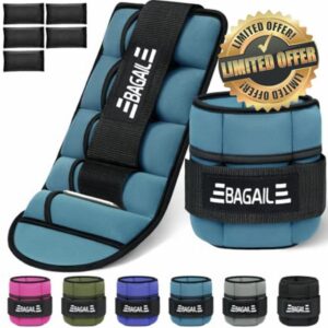 BAGAIL Adjustable Ankle Weights 2 Pack