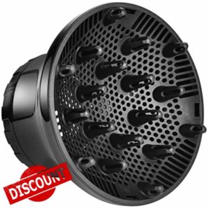 UUCOLOR Universal Hair Diffuser Suitable for 1.4 in to 2.6 in Adjustable Hair Dryer Diffuser Nozzle for Curly or Wavy Hair Styling