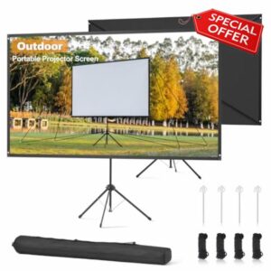 Outdoor Projector Screen and Stand