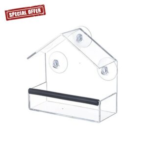 Window Bird Feeder with Strong Suction Cups